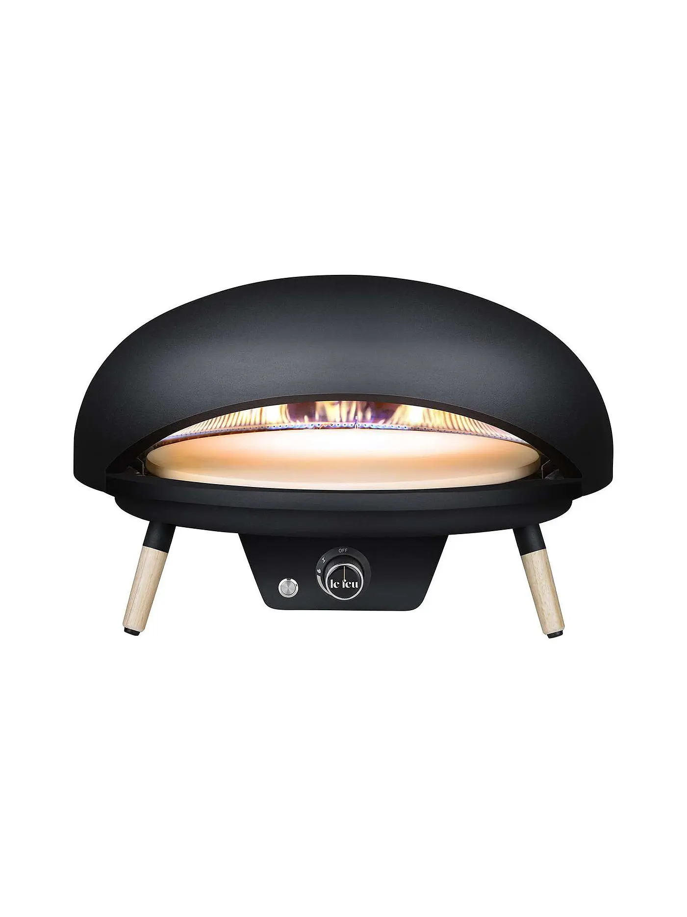 LE FEU | Pizzaoffen 62cm TURTLE MOTION 3.1 Schwarz | 